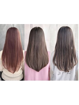 【縮毛矯正￥10400/前髪・顔周り￥7100】ナチュラルストレートへ♪最高のツヤ感と手触りに感動間違いなし！