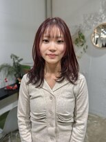 クリアーオブヘアー 栄南店(CLEAR of hair)&nbsp;赤髪×layer/RIHO