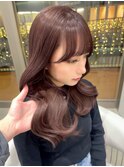 くびれヘア/韓国/レイヤーカット/ダブルカラー/栄a66