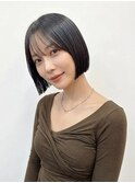 似合わせ切りっぱなしショートボブ