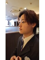 メンズアートヘアー ブーム(MEN'S ART HAIR BOOM) ショートメンズセンターパート