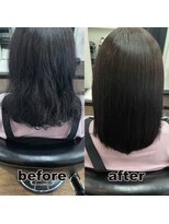 モンド ヘアクリエーション 和田店(monde hair creation)&nbsp;【monde】before × after × 髪質改善UP