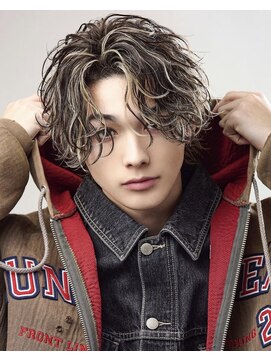 アストラ(ASTRA) MEN’S HAIR/波巻きツイストスパイラル/リバースセンターパート