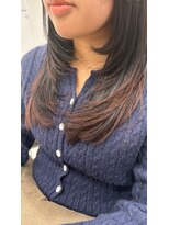 アドラーブル ココロ 新潟(adorable CoCoLo) 韓国風レイヤー小顔似合わせ顔周りレイヤー