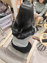 チェレ ブラン 堺東店(Chere brun) ダークグレージュ×ダークアッシュブラック×韓国レイヤー