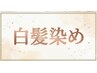 【白髪/部分染め】 分け目・顔回りのみ