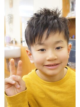 カプリヘアーデザイン(Capri Hair design) キッズカット☆ツーブロック×アシンメトリー