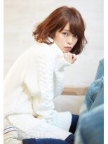 ベイルーム(BAYROOM by HONEY omotesando) 【BAYROOM横浜】おろし流しバング×ミディアムカールボブ