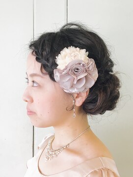 ピエドプールポッシュ(PiED DE POULE POCHE) 簡単アレンジアップスタイル