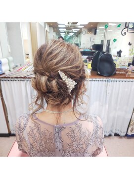 ヘアーサロンイワタ クレアーレ(IWATA creare) 結婚式ヘアセット