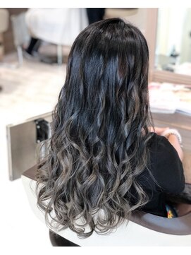 アッシュ 新小岩店(Ash) ハイライト×グラデーションカラー