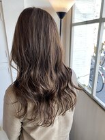 ヘアーエポック(hair epoque)&nbsp;ヌーディベージュ_ホワイトアッシュコンマヘアエアリーミディ