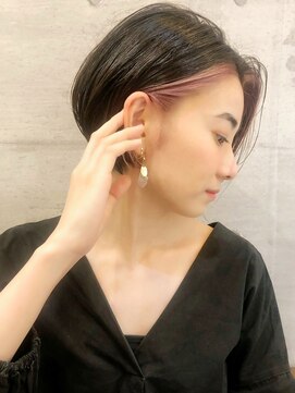 レトン 銀座(leton) Aラインボブ/マロンベージュ/ニュアンスマッシュ[東銀座/銀座]