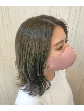 エムツージェイ(M2J) ☆ブリーチ無し明るめオリーブグレージュ☆