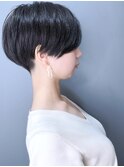 【morio池袋】20代30代大人可愛い前下がり刈り上げ女子ショート