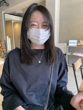 ヘアー アイス ルーチェ(HAIR ICI LUCE) 顔まわりレイヤー/今枝