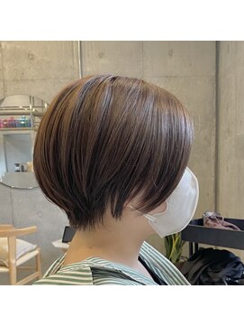 イミ(imi) 大人ショート/グレージュカラー/似合わせカット/髪質改善[登戸]