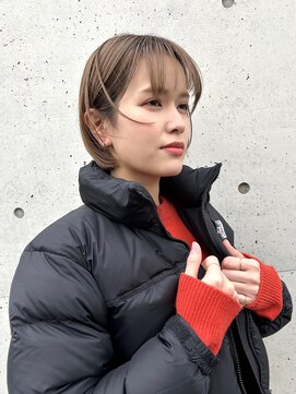 ルアウ 岡本店(LUAU) ミニボブ/前髪あり/ママショート/ぱつっとボブ