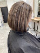 エルプラスヘアー(L+hair)&nbsp;白髪ぼかしハイライトカラー