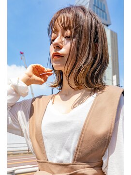 レゴ(REGO) 大人ガーリー#ダークアッシュミディアムレイヤーカット