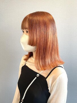 キティン 吉祥寺(kitin) 《kitin吉祥寺》ハイトーンオレンジ　姫カット