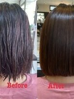 ビープライズ(Be PRIZE) 【髪質改善】ストレートヘアーアッシュブラウン