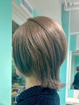マティーナ ヘアー 池袋(Matina hair) 【ショートウルフ×グレージュ】20代30代40代50代