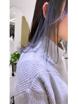 ジーナ 福岡天神(Zina)&nbsp;Inner Color × Aqua Silver【インナーカラー】