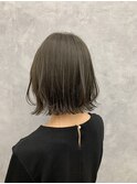 透明感抜群オリーブカラーボブ【北戸田】