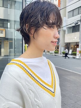 カフ(CAF) CAF 照下　似合わせカット　イメチェン　大阪ショートパーマ