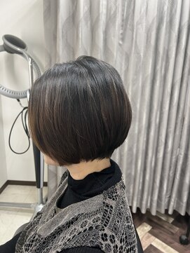 ヘアークラフト サン 住吉店 [ヘアークラフトサン] 大人女性におすすめ◎ふんわりショ-トボブ