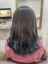 エニー ココ ヘアー(ANY.coco HAIR) 裾ブルー☆