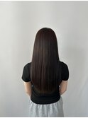 モテロング×暗髪グレーブラウン