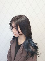 サバ ヘアー スペース(SABA hair space)&nbsp;インナーカラーアクアグリーン