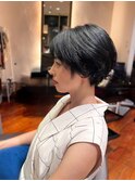 カジュアルショート/前髪短め/30代/40代/50代/エイジレス