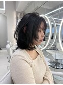 韓国/ハイトーンカラー/ワンホンヘア/レイヤーカット/髪質改善