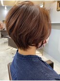 黒髪ボブルフネビージュ小顔ワンレン