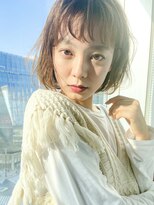 似合わせカットマロンベージュメルティカラー_88819