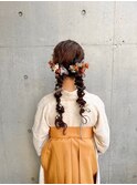 【MILK/MURIEL macoto】卒業式ヘアセット着付けヘア着物アレンジ