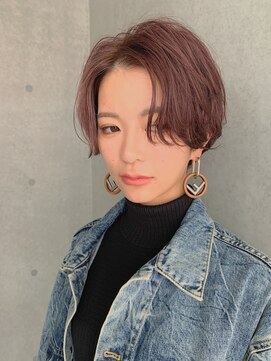 ハルキミナトジャパン センダイ(HARUKI MINATO japan SENDAI) ピンクブラウンショート