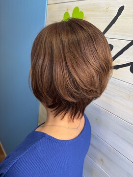 ブレス ヘアアンドスパ 湘南台(bless hair spa) 首を出しすぎないショートスタイル