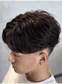 熊本 フェザーパーマ ニュアンス センターパート MEN'S HAIR