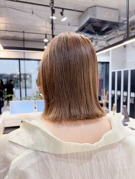 ファンナギンザ(FaNNa ginza) フェイスレイヤー/ブリーチなしカラー/前髪/髪質改善/小顔