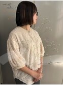 アンブレラカラー/モノトーン/ショートボブ