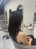 リノ 金山(Rino) デザインカラー/レイヤーカット/ハイライト/レイヤーロング