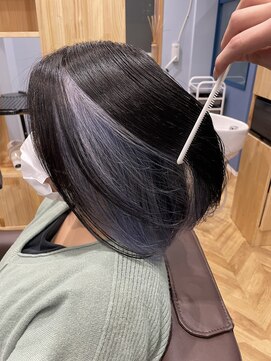 アミリー ひたち野うしく店(Amily) ハイライトバレイヤージュダブルカラーケアブリーチ20代30代