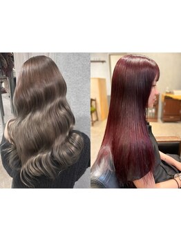 髪質・ダメージに合わせたケアカラー・ケアブリーチで、冬トレンドの理想色に◎