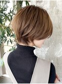 ショートヘア/分け目なし/イメチェン/30代40代50代60代/表参道