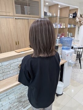 クレア 上大岡(CREA) 白髪ぼかしハイライト縮毛矯正ダブルカラー髪質改善30代40代50代