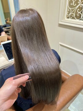 フレーム へアアンドトリートメント 天王寺北口店(FRAME) 【FRAME天王寺北口】くすみベージュ